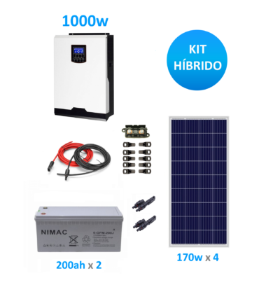 Kit solar 1000w ampliado