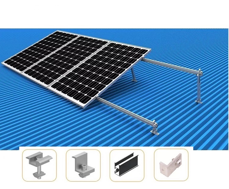 Soporte para 6 placas solares inclinado 30º (paneles hasta 2400x1134mm)