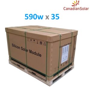 Pallet Canadian Solar 590w 24v