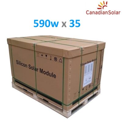 Pallet Canadian Solar 590w 24v